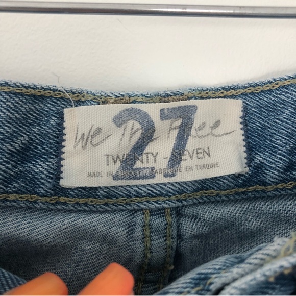 Free People - We The Free Distressed High Waist tapered skinny Jeans | 27 - Picture 3 of 16